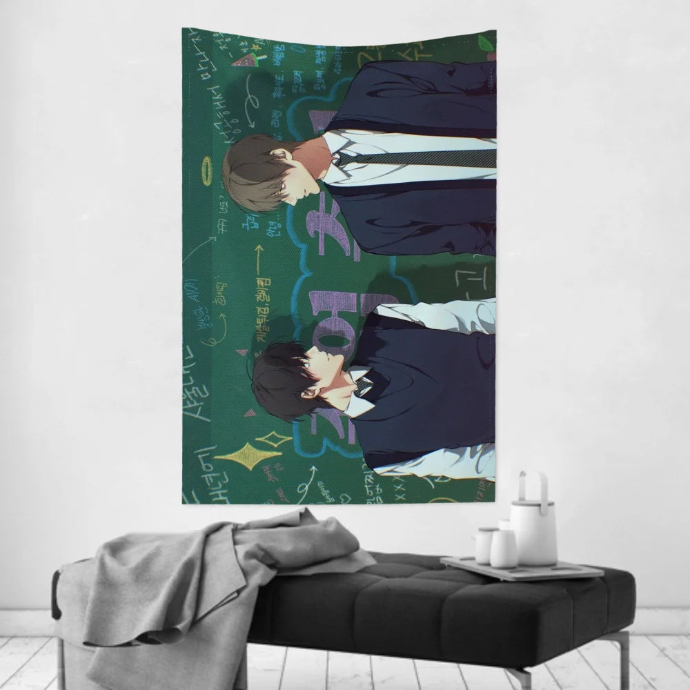 Comics BL Lost In The Cloud Tapestry Room Decor Wall Cloth Party Hanging Background Room Decor Baby Room