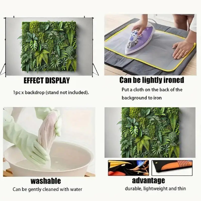Plant pattern tapestry, no need for power or feathers, suitable for studios, living rooms, outdoor festivals