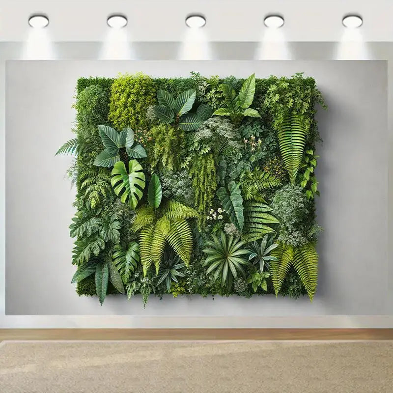 Plant pattern tapestry, no need for power or feathers, suitable for studios, living rooms, outdoor festivals
