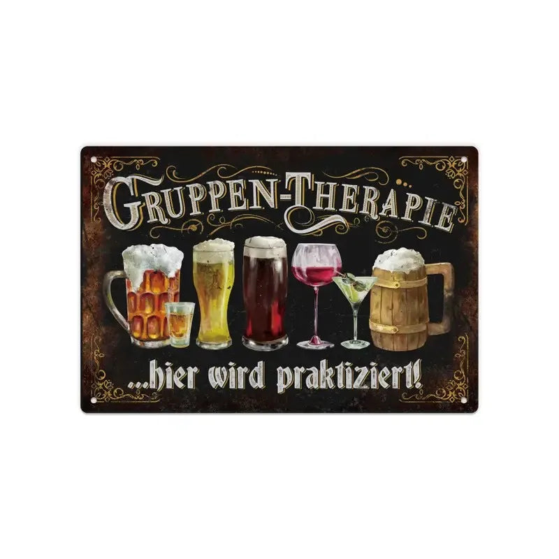 1pc Vintage beer Metal Tin Sign , Vintage Plaque Decor, Wall Art Decor, For Room Decor, Home Decor, Restaurant Decor, Bar Decor,