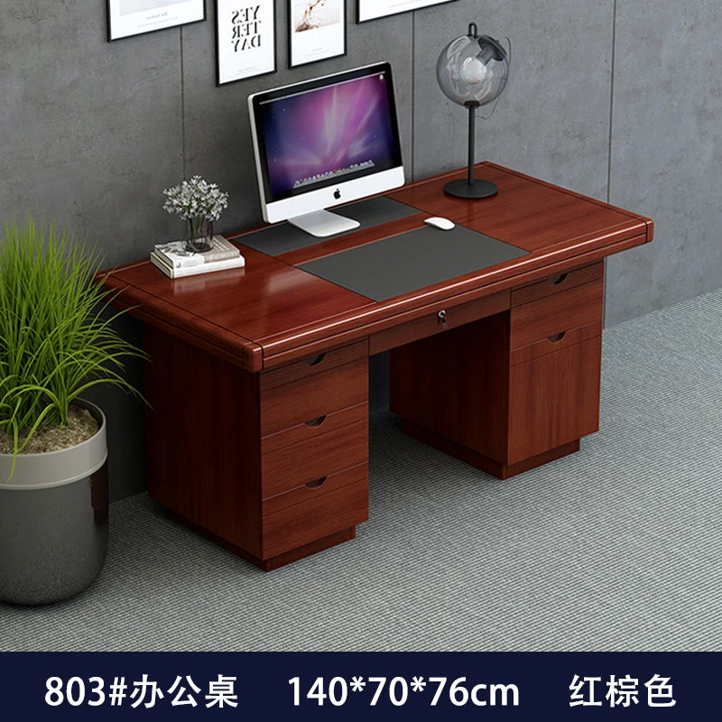 Executive Decoration Office Desk Wooden Study Modern Computer Gaming Standing Office Desk Display Escritorio Oficina Home Decor