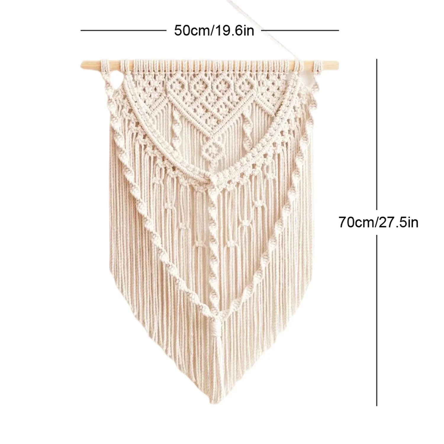 Home Homestay Wall Decor Tapestry Bohemian Woven Structure Room Background Carpet Indoor Daily Arrangement Storage Accessory
