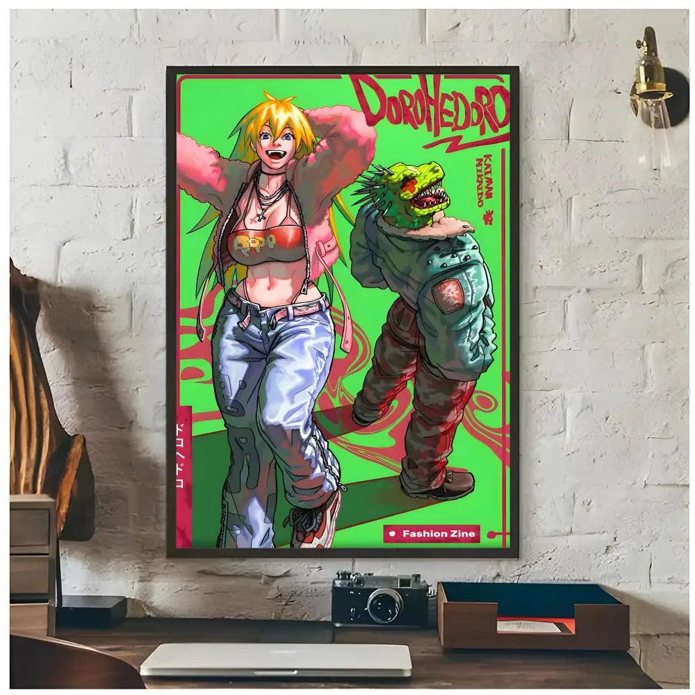 dark fantasy anime D-Dorohedoro Poster Premium Decor Art & Gift for Household Lounge Home Ornaments