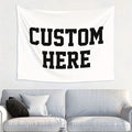 1Pc Custom Tapestry - Upload Images for Personalized Backgrounds and Photos & Text, Posters, Banners for Bedrooms, Anniversaries, Birthdays, Weddings, Mother's Day, Home Decor, Parties, Halloween, Thanksgiving Decorations, Bi