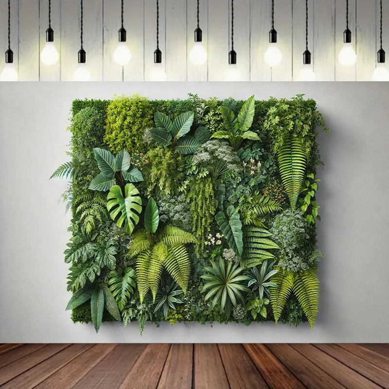 Plant pattern tapestry, no need for power or feathers, suitable for studios, living rooms, outdoor festivals