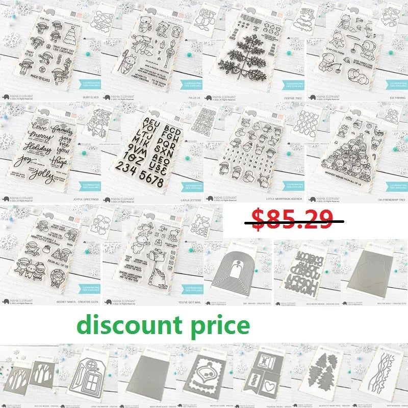 2022 New Metal Cutting Dies and stamp For Scrapbooking Practice Hands-on DIY Album Decor Card Craft Dies