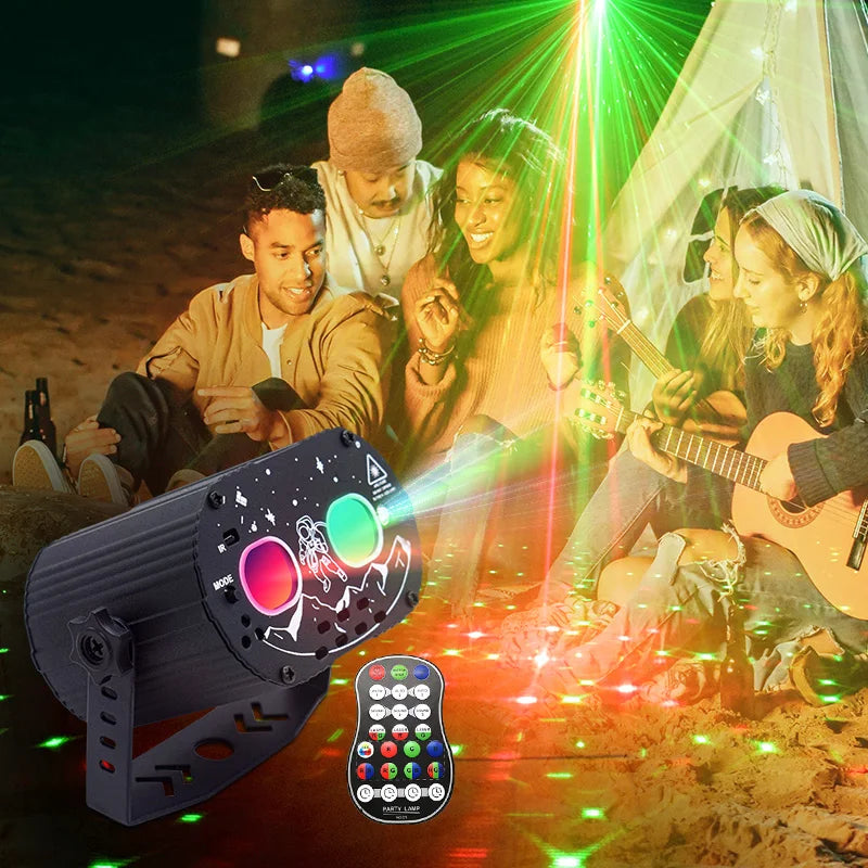 Party Lights DJ Disco Lights Remote Control Northern Lights Projection Lights Strobe Lights Family Party Decorative Lights