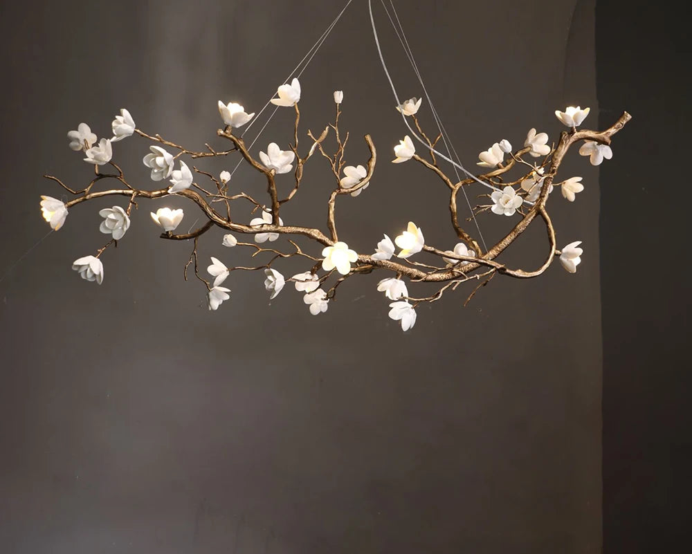 Nordic Branch LED Chandelier for Living Dining Room Coffee Tables Kitchen Bedroom Pendant Light Home Decor Lusters Luminaires