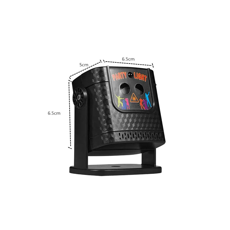 Party Lights, DJ Disco Lights, Strobe Lights, Projection Projector, USB-Powered Projector Lights, Home Atmosphere Lights