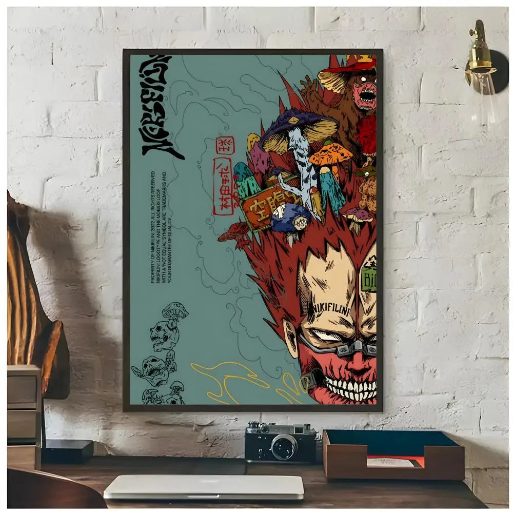 dark fantasy anime D-Dorohedoro Poster Premium Decor Art & Gift for Household Lounge Home Ornaments