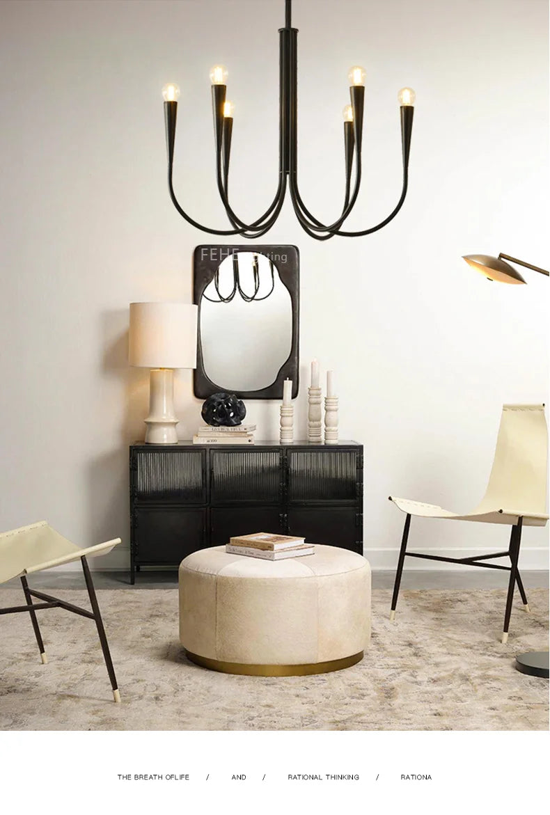 Dining Room Chandelier American Style Living Room Chandelier Living Room Home Decoration Lamp E14 Bulb Room Bedroom Chandelier