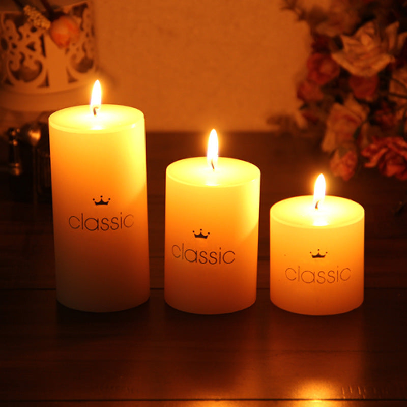 White Pillar Candles for Praying Household Candles for Emergency Nice Home Decor Several Sizes Optional Party Candles