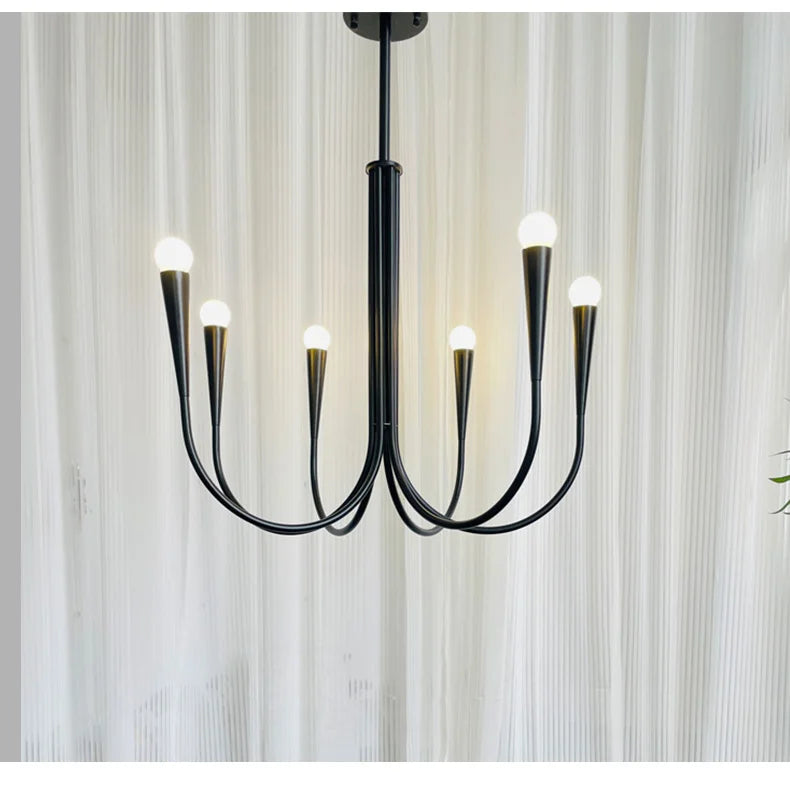 Dining Room Chandelier American Style Living Room Chandelier Living Room Home Decoration Lamp E14 Bulb Room Bedroom Chandelier
