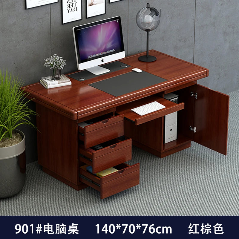 Executive Decoration Office Desk Wooden Study Modern Computer Gaming Standing Office Desk Display Escritorio Oficina Home Decor