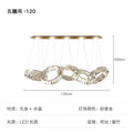 Nordic Luxury Art LED Pendant Lights Crystal Round Chandeliers Lamp Home Decor Bedroom Dinning Room Lobby Villa Lighting Fixture