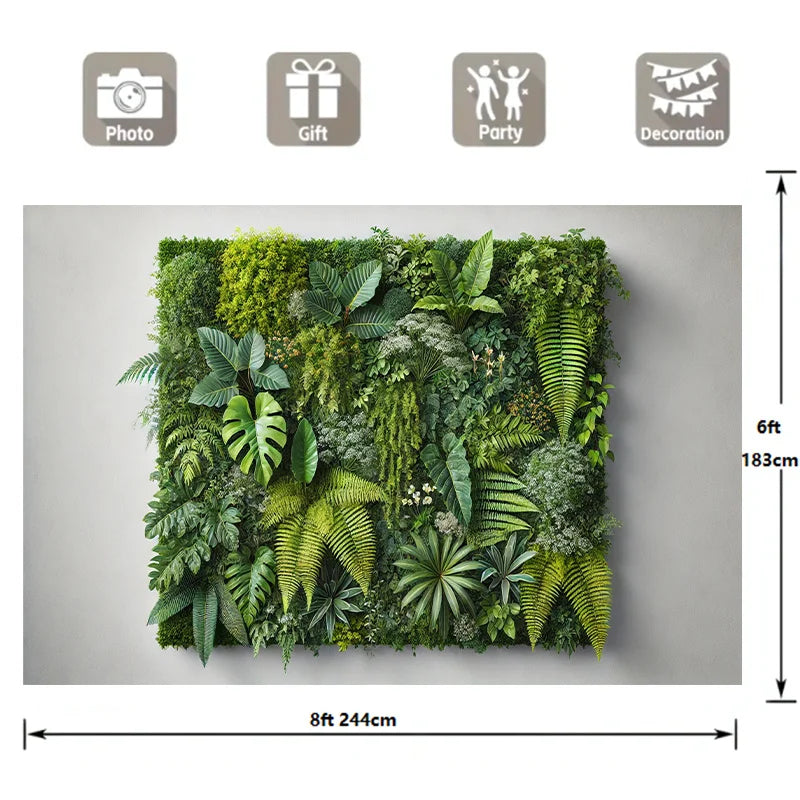 Plant pattern tapestry, no need for power or feathers, suitable for studios, living rooms, outdoor festivals