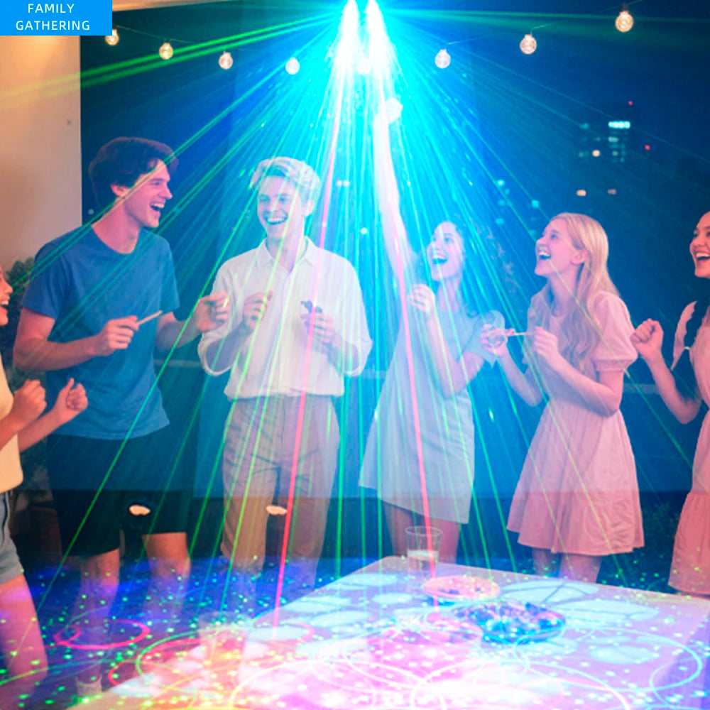 Party Lights, DJ Disco Lights, Strobe Lights, Projection Projector, USB-Powered Projector Lights, Home Atmosphere Lights