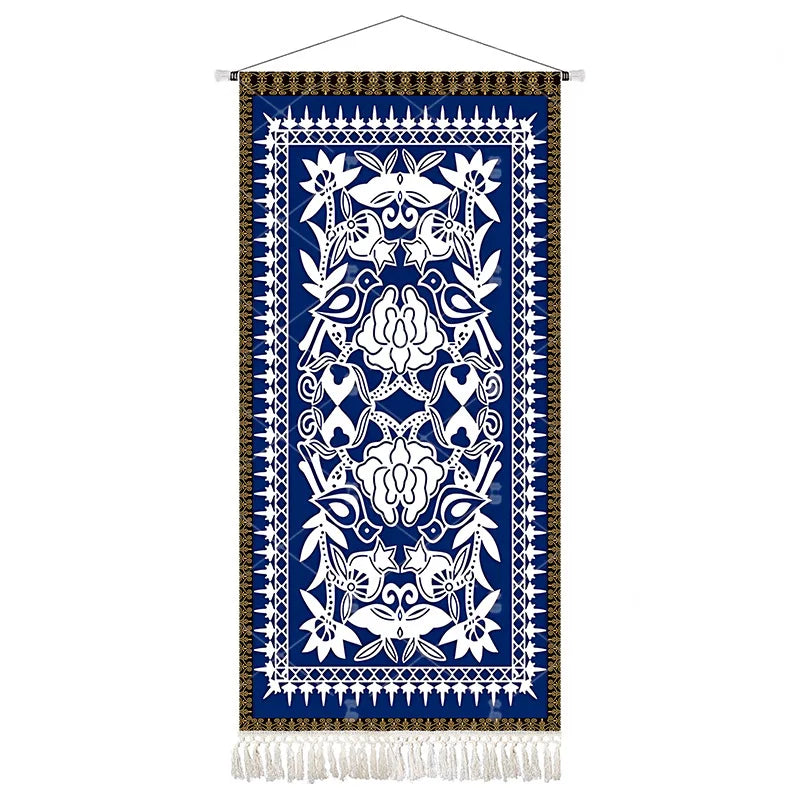 Ethnic Style Large Tapestry Bohemian Style Fabric Hanging Painting Restaurant Decorative Painting Wall Decoration Wallpaper
