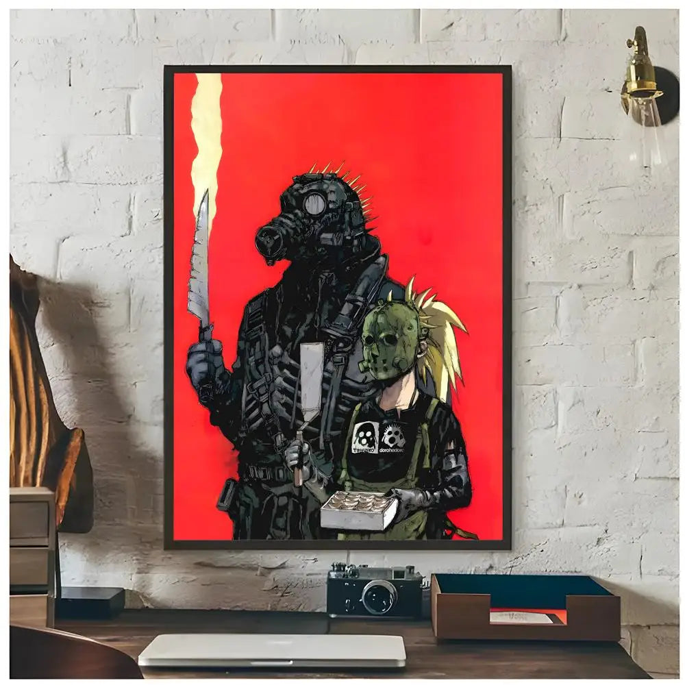 dark fantasy anime D-Dorohedoro Poster Premium Decor Art & Gift for Household Lounge Home Ornaments
