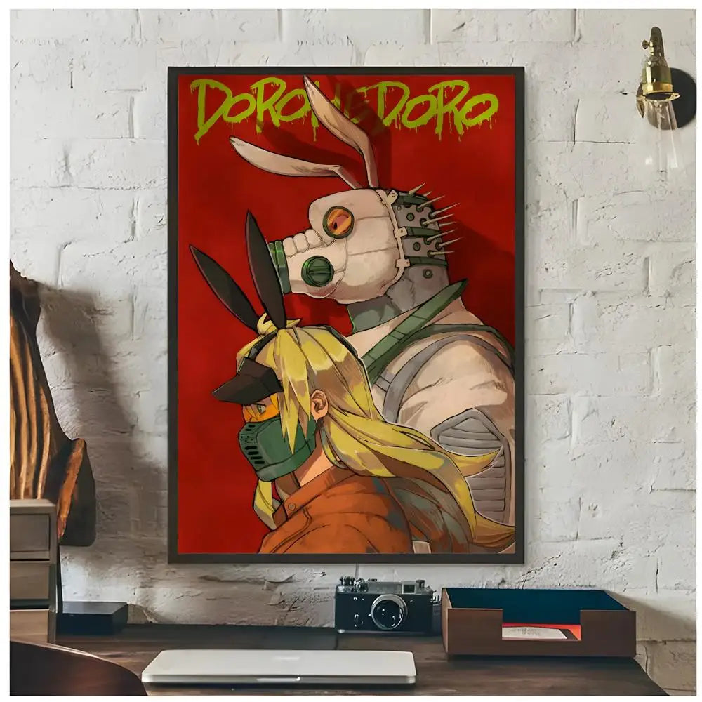 dark fantasy anime D-Dorohedoro Poster Premium Decor Art & Gift for Household Lounge Home Ornaments