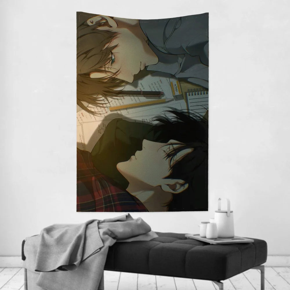 Comics BL Lost In The Cloud Tapestry Room Decor Wall Cloth Party Hanging Background Room Decor Baby Room
