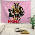 Sweet Tapestry Anime K-ON! Maid Wall Tapestries Flag Aesthetic Teen Girls Bedroom Dorm Background Cloth Manga Banner Room Decor