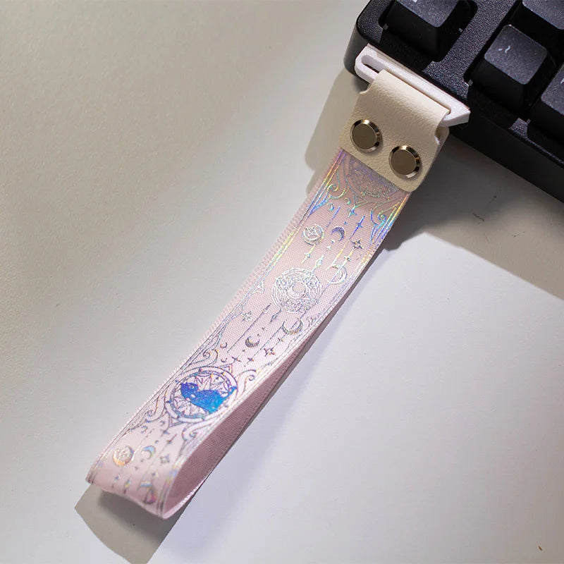 Keyboard Side Ribbon Magnetic Axis Wooting Keyboard Decorative Strap Personalize Anime Key Board Ribbon for Anime Laser Decor