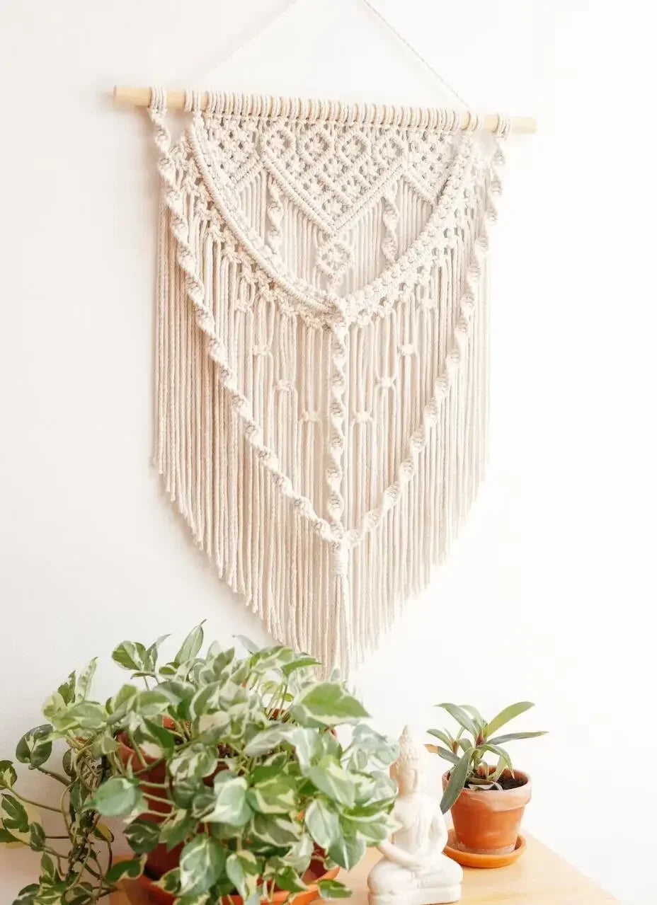 Home Homestay Wall Decor Tapestry Bohemian Woven Structure Room Background Carpet Indoor Daily Arrangement Storage Accessory