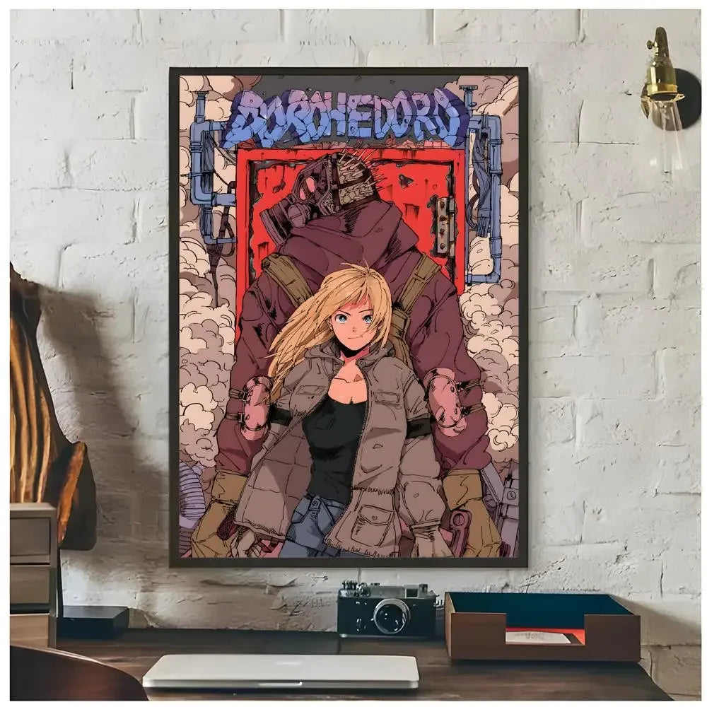 dark fantasy anime D-Dorohedoro Poster Premium Decor Art & Gift for Household Lounge Home Ornaments