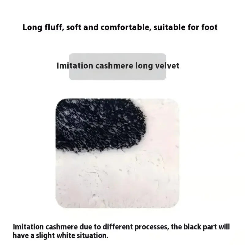 VIKAMA Creative Decorative Rugs Smoking Cigar Floor Mats Cozy Warm Living Room Rugs Bedroom Bedside Rugs Home Decoration
