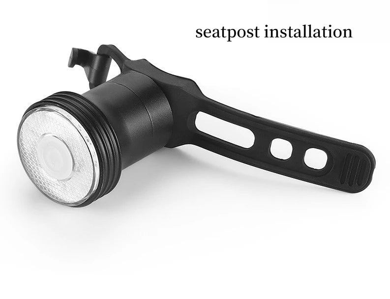 Bicycle tail lights mountain road bike highlight warning lights brake lights outdoor riding lights smart lights