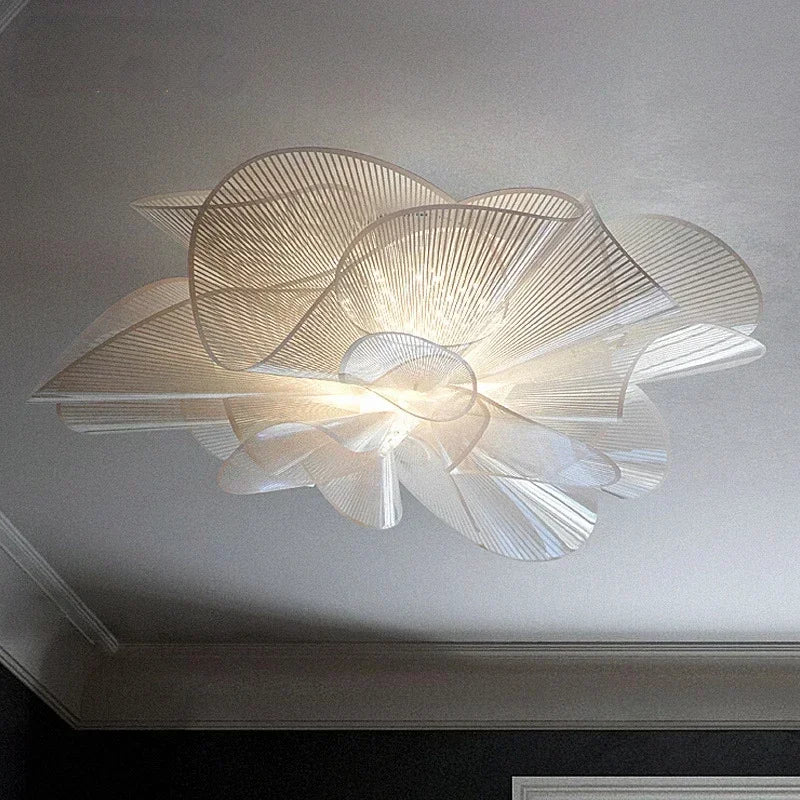 2026 Nordic Classic Ceiling Lamps Black/White PVC Modern Designer Lamp Bedroom Home Decor Lighting Dining Room LED Pendant Light