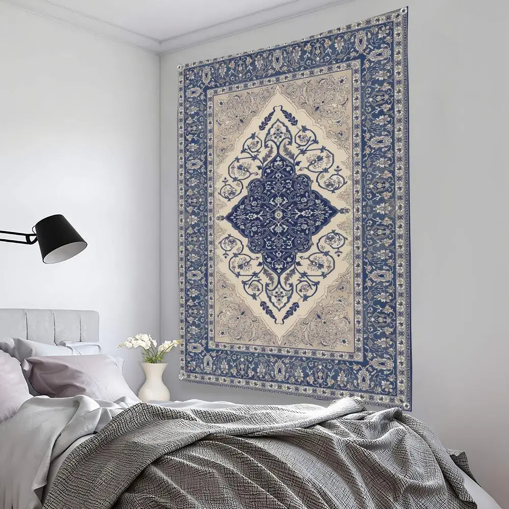Persian Pattern Tapestry Background Art Decor For Bedroom Living Room Bar Garden Outdoor  Wall Decor