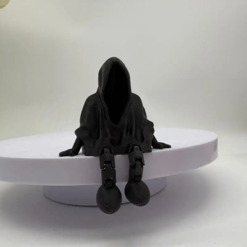 3D Printed Faceless Ghost Statue Ornament Gothic Death Theme Home Decor Ghostly Face Home Decoration Ghost Statue