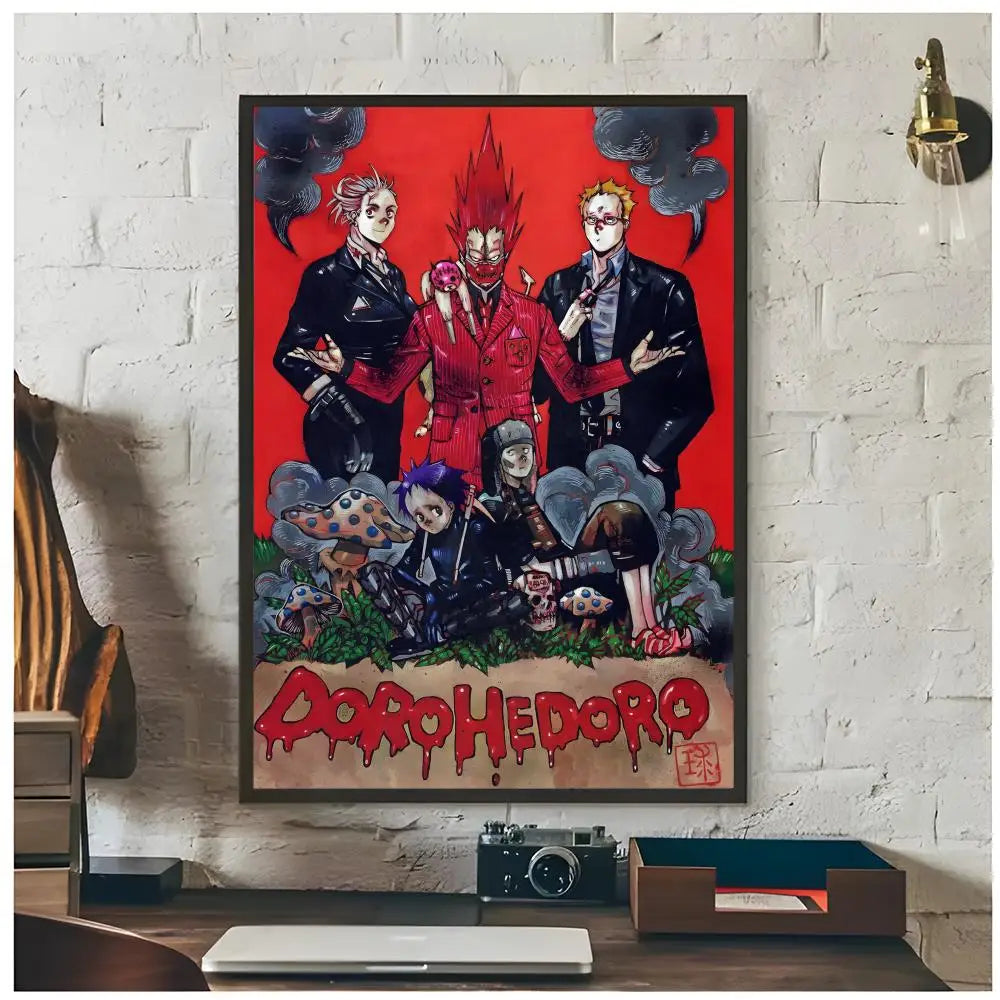 dark fantasy anime D-Dorohedoro Poster Premium Decor Art & Gift for Household Lounge Home Ornaments