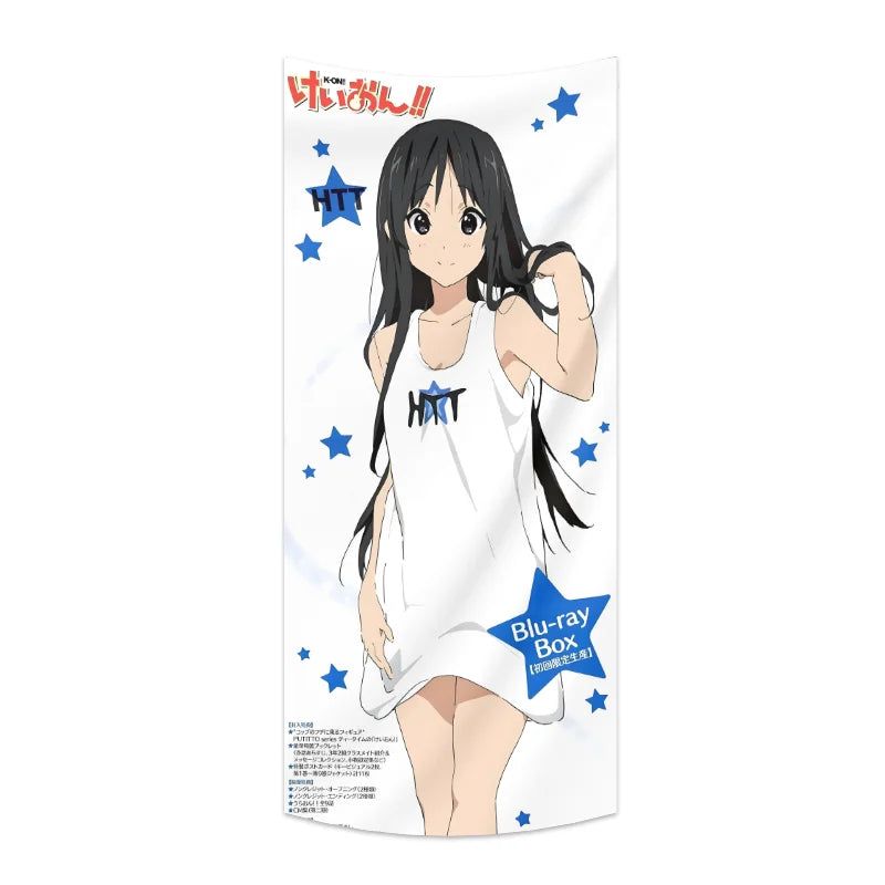 K-On! Tapestry Anime Backdrop Cute Girly Decorative Cloth for Dormitory and Bedroom Wall Decoration & Imperfection Covering