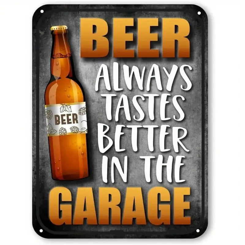 1pc Vintage beer Metal Tin Sign , Vintage Plaque Decor, Wall Art Decor, For Room Decor, Home Decor, Restaurant Decor, Bar Decor,