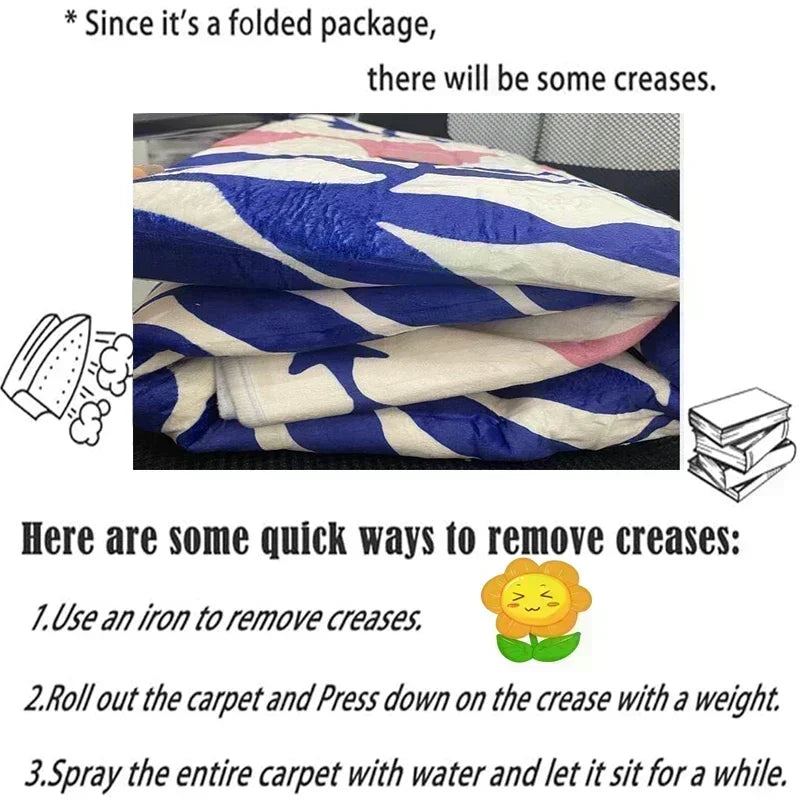 Planets Astronauts Playmat Round Rug  Living Room Decor Sofa Rug Kid's Play Mat Boys Bedroom Bedside Rug Play Reading Area Rug