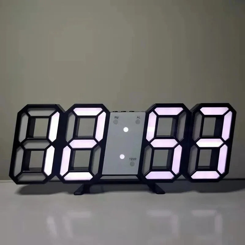 Digital Decoration for Bedroom Desk Watches Led Wall Clock Living Room Alarm Modern Home and Decoration Electronic Table Decor