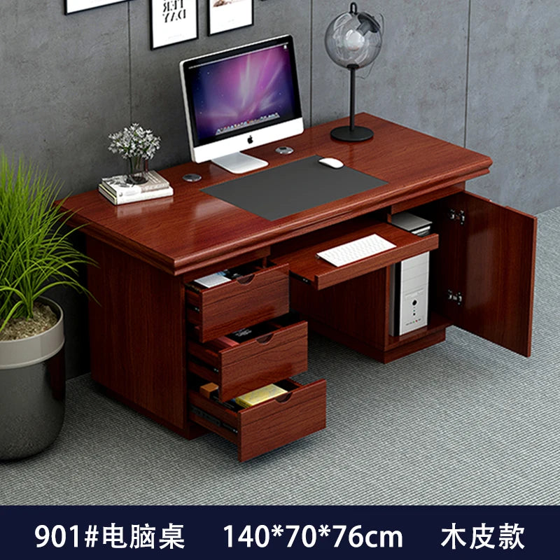 Executive Decoration Office Desk Wooden Study Modern Computer Gaming Standing Office Desk Display Escritorio Oficina Home Decor