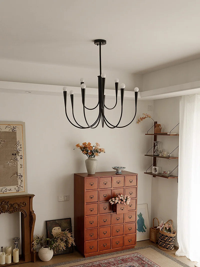 Dining Room Chandelier American Style Living Room Chandelier Living Room Home Decoration Lamp E14 Bulb Room Bedroom Chandelier