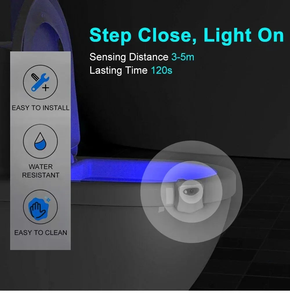 Motion Sensor Lights, Wireless Led Night Lights, Rgb 8/16 Color Lights, Bathroom Ambient Lights, Color Sensors, Led Night Lights