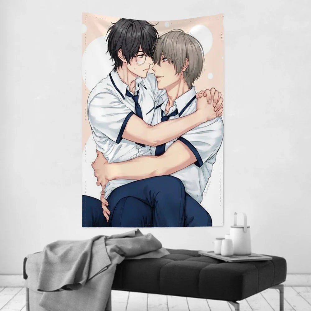 Comics BL Lost In The Cloud Tapestry Room Decor Wall Cloth Party Hanging Background Room Decor Baby Room
