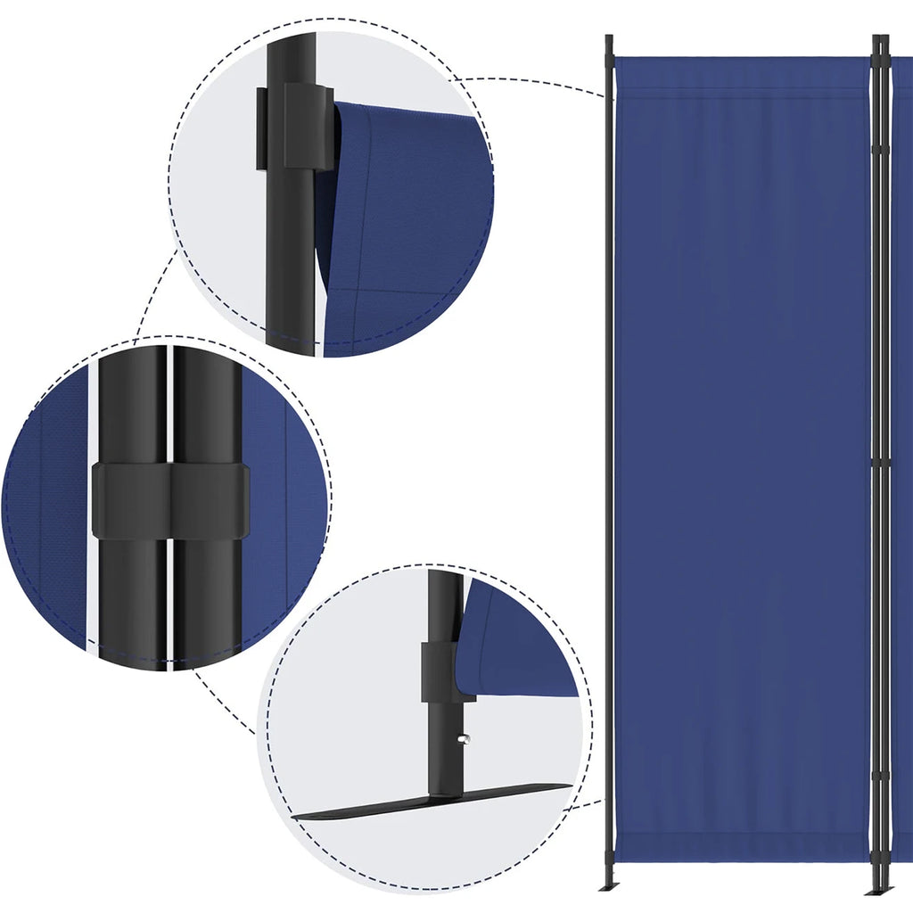 Room Divider, 4 Panel Folding Privacy Screens, Portable Room Partition for Room Separator, Room Divider Panel Freestanding