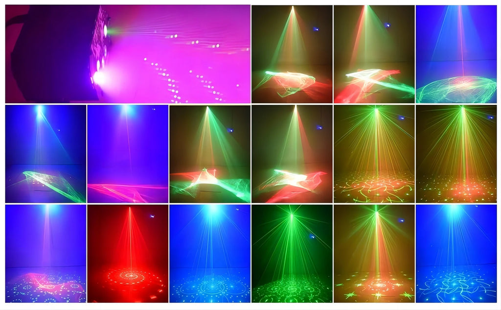 Party Lights DJ Disco Lights Remote Control Northern Lights Projection Lights Strobe Lights Family Party Decorative Lights