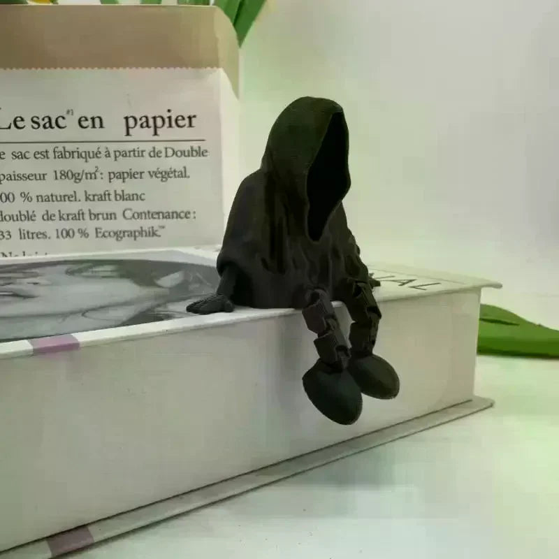 3D Printed Faceless Ghost Statue Ornament Gothic Death Theme Home Decor Ghostly Face Home Decoration Ghost Statue