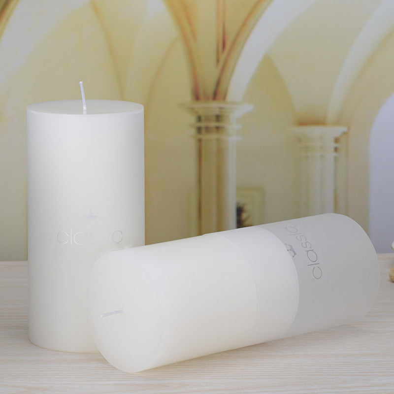 White Pillar Candles for Praying Household Candles for Emergency Nice Home Decor Several Sizes Optional Party Candles