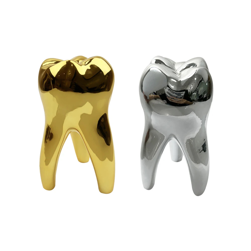 Dentist Tooth Decoration For Dental Clinic Office Table Decor Teeth Model Figurines Ornament Dental Decoration Accessories Gift