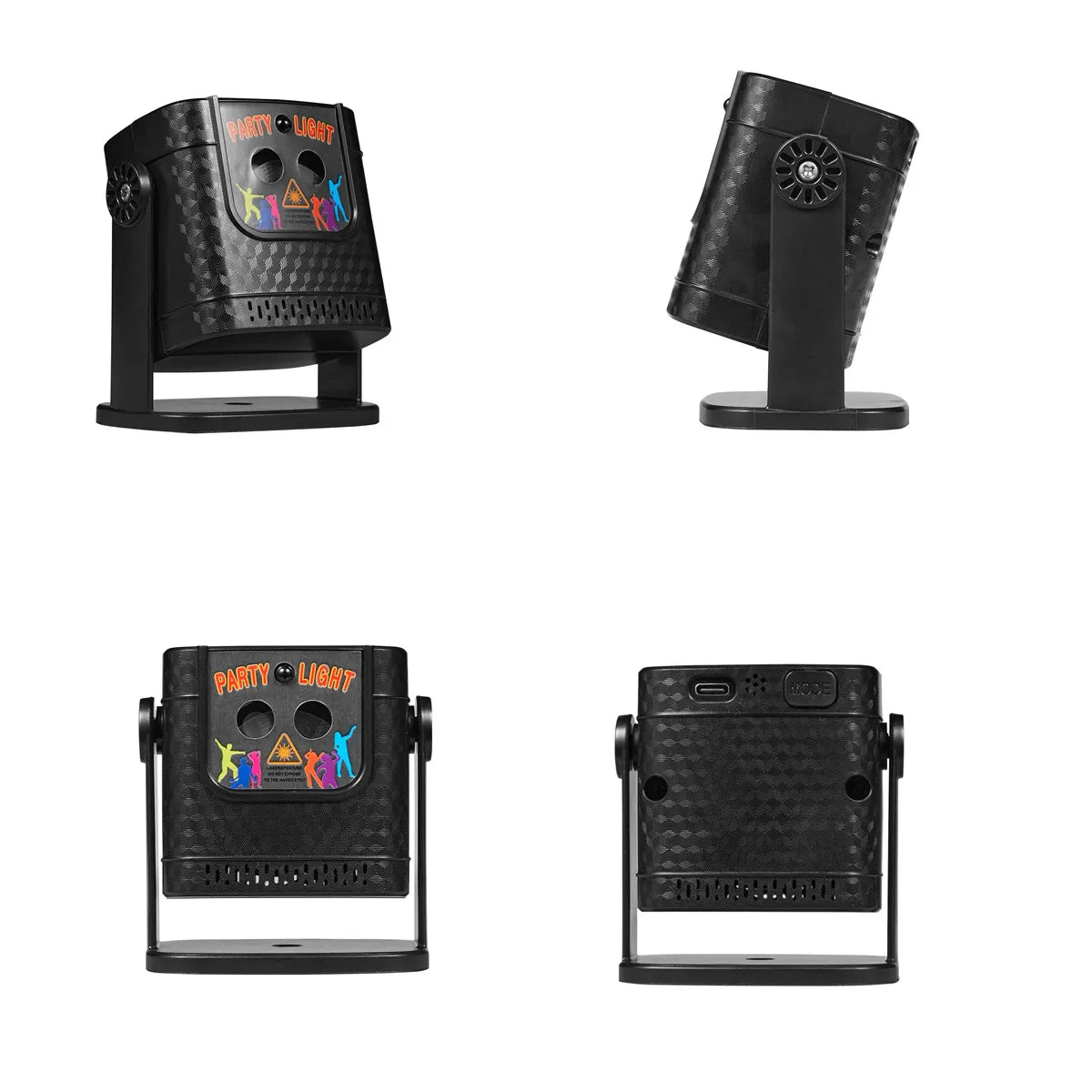 Party Lights, DJ Disco Lights, Strobe Lights, Projection Projector, USB-Powered Projector Lights, Home Atmosphere Lights