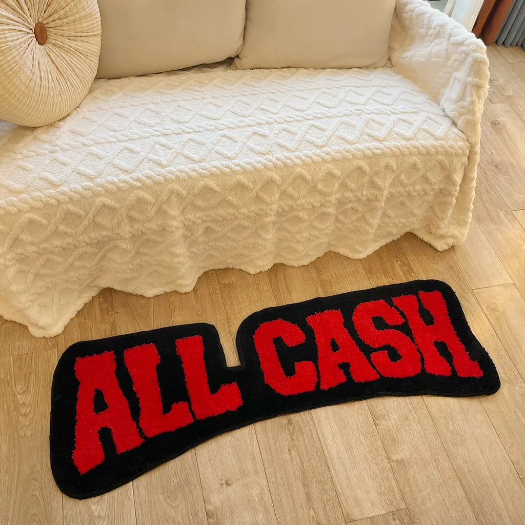 All Cash Tufted Rug 3D Anime Rugs Floor Safety Pad Aesthetic Home Room Winter Warm Decor For Teen Room Cool Purple Mat